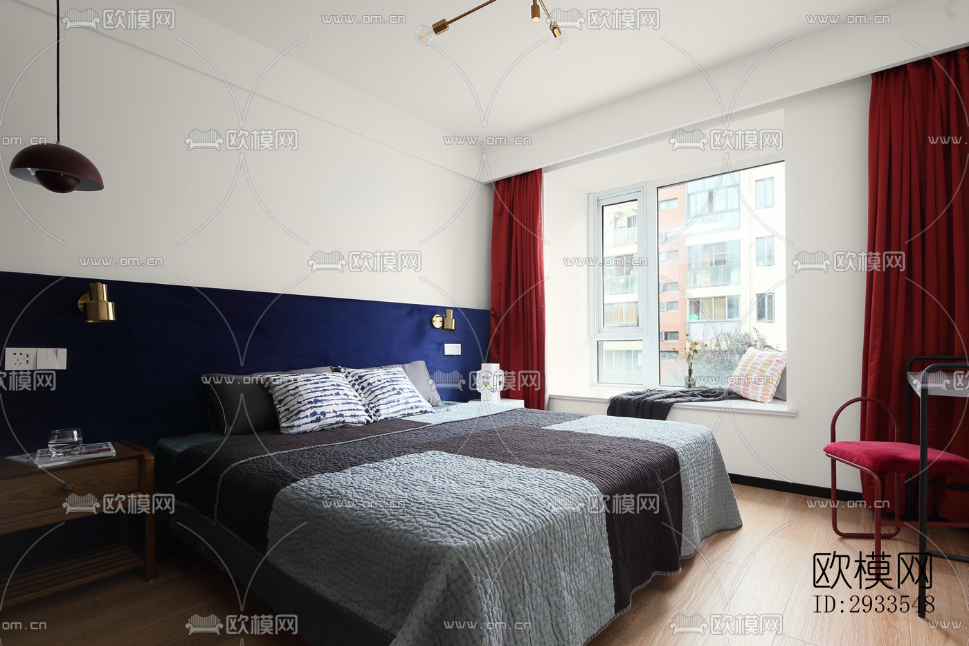 北欧公寓效果图下载（渲染图5）