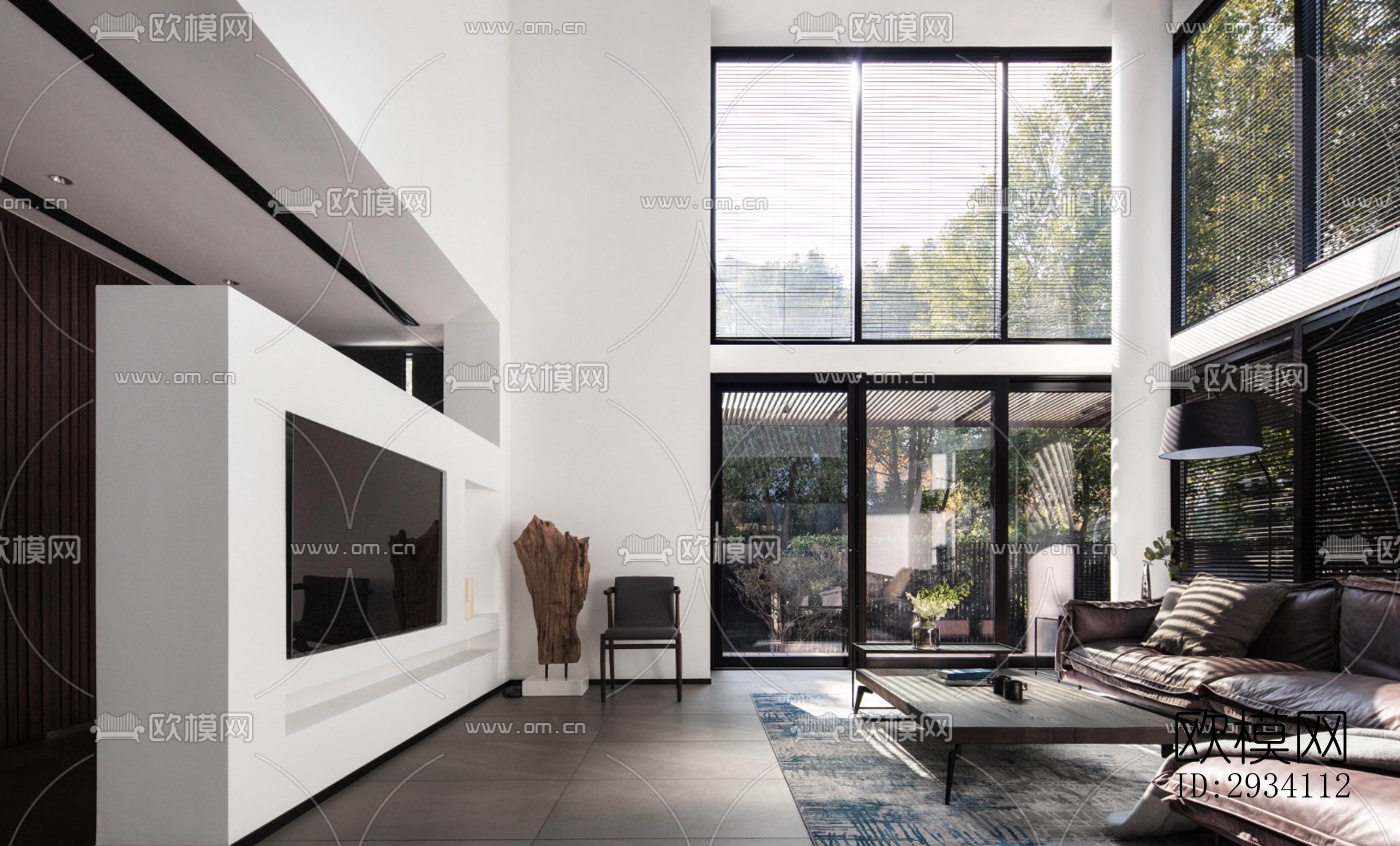 现代别墅效果图下载（渲染图13）