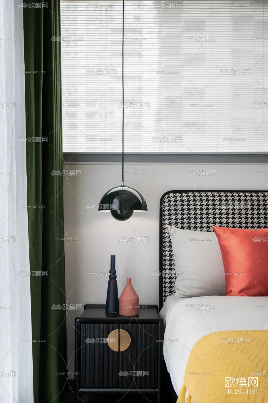 后现代平层效果图下载（渲染图4）