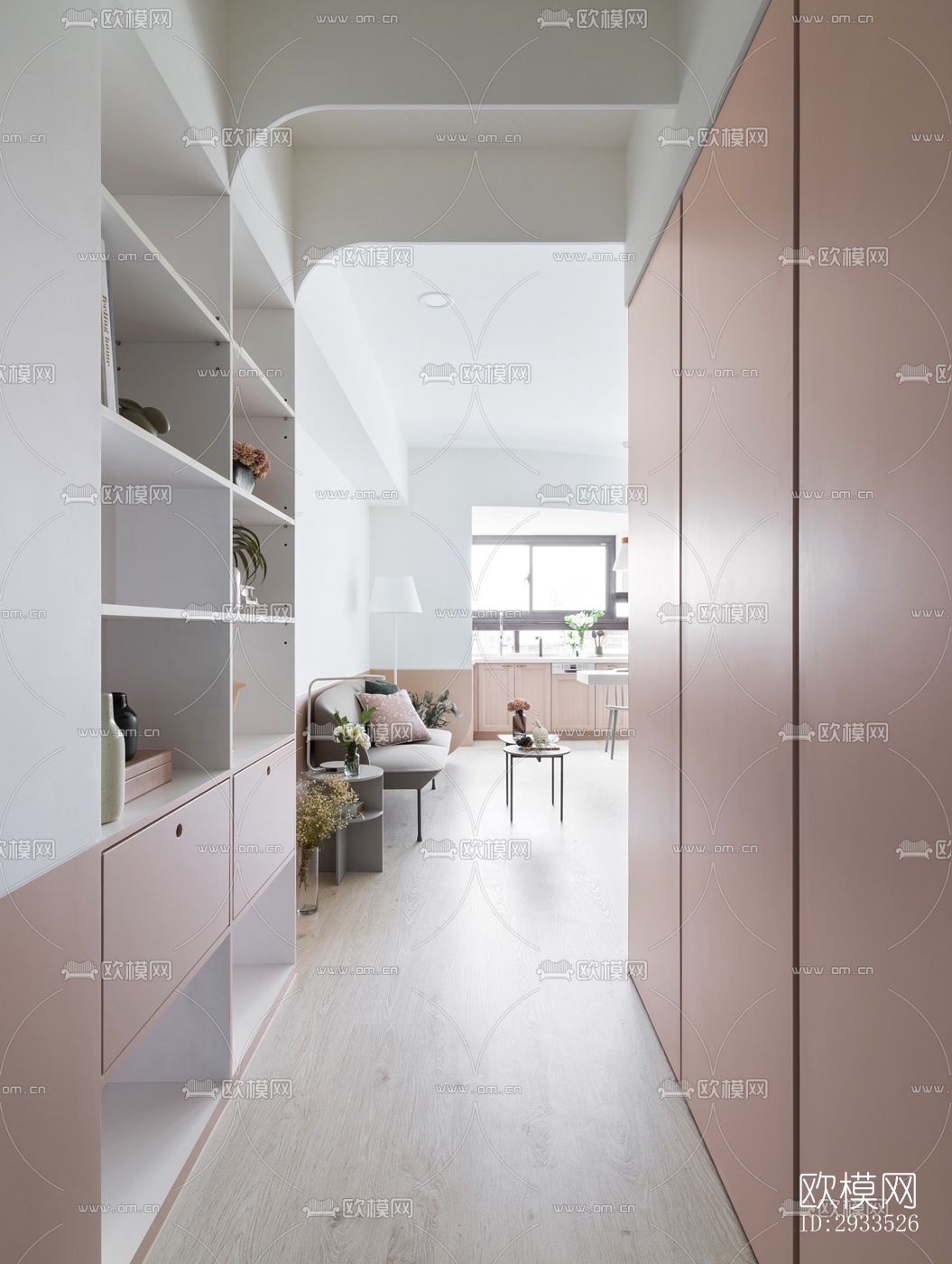 北欧公寓效果图下载（渲染图14）