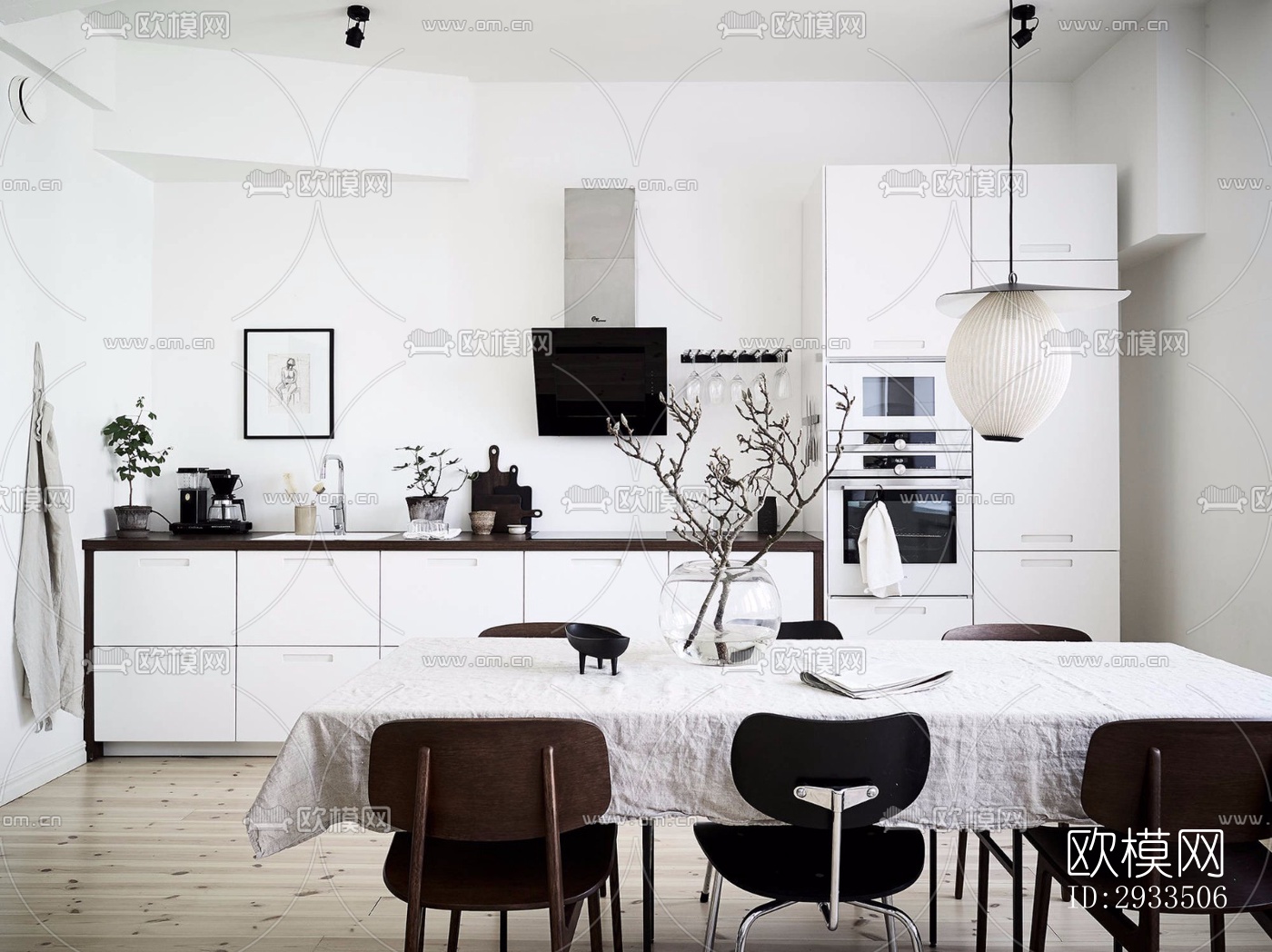 北欧公寓效果图下载（渲染图12）