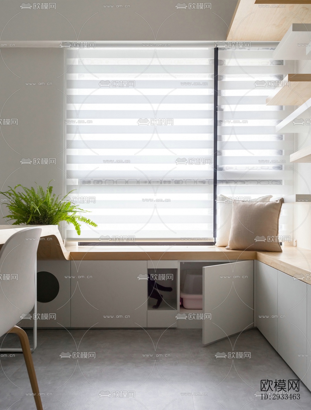 北欧公寓效果图下载（渲染图8）