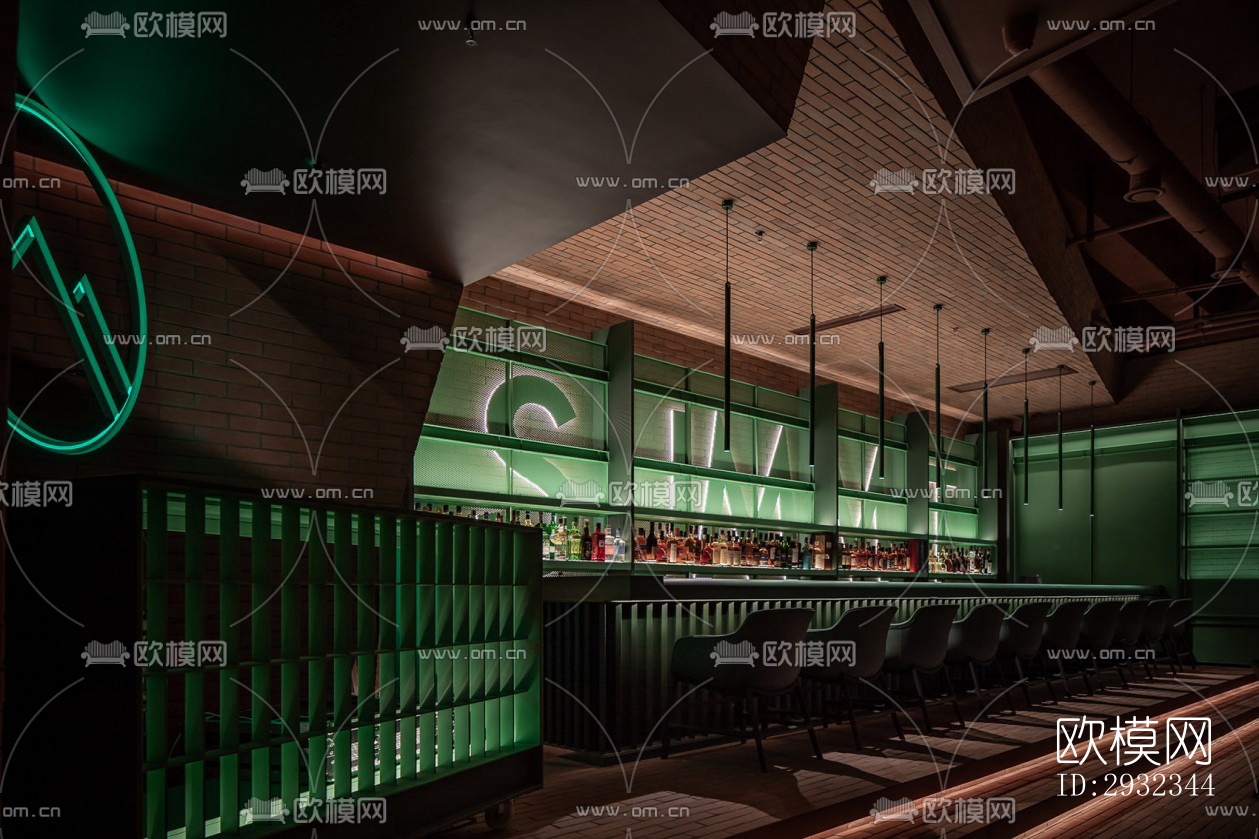 工业风酒吧效果图下载（渲染图6）