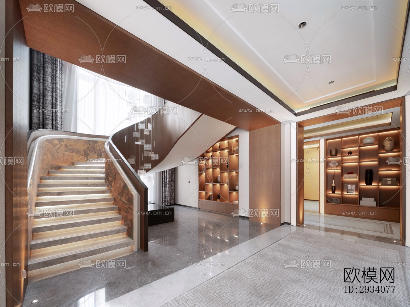 现代别墅效果图下载（渲染图6）