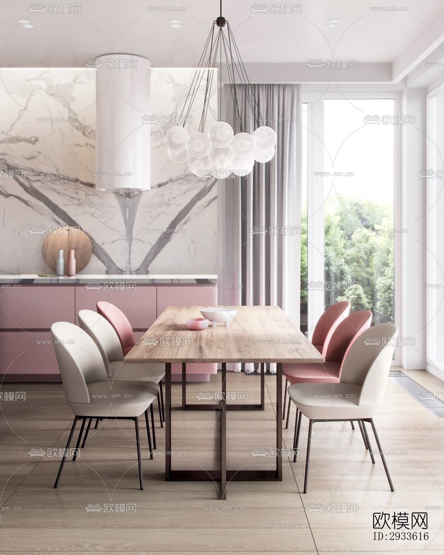 北欧公寓效果图下载（渲染图17）