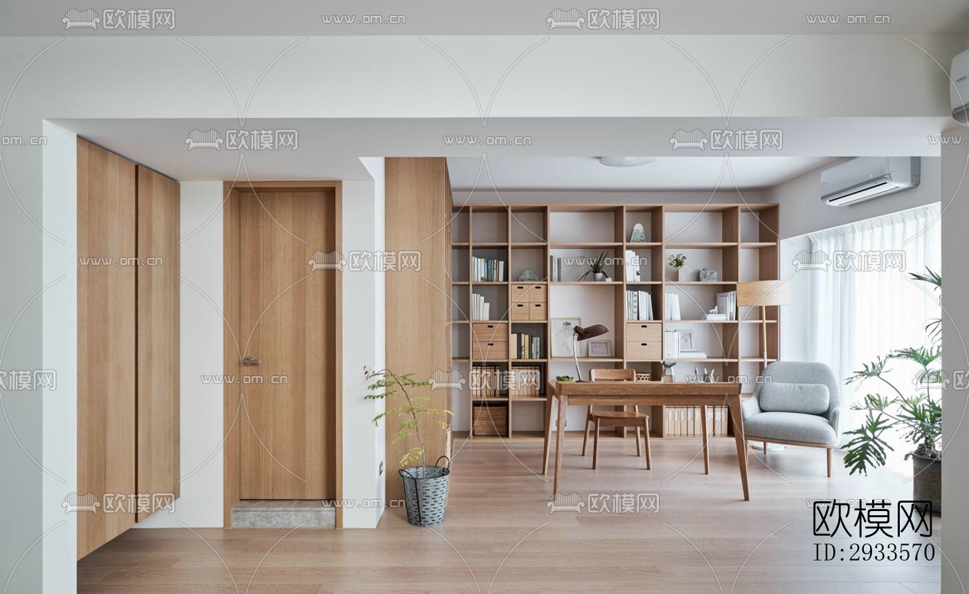 北欧公寓效果图下载（渲染图11）