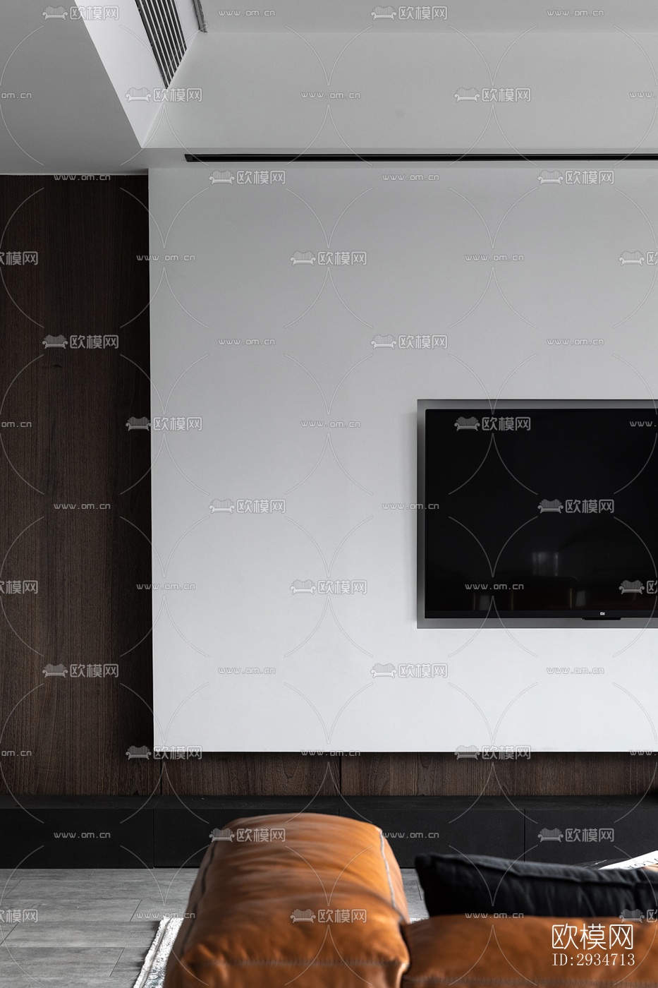 现代平层效果图下载（渲染图20）