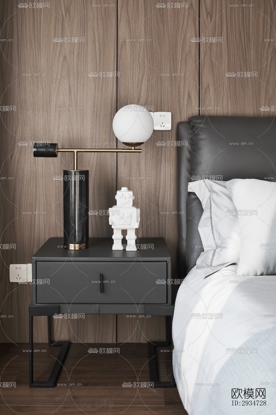 现代平层效果图下载（渲染图6）