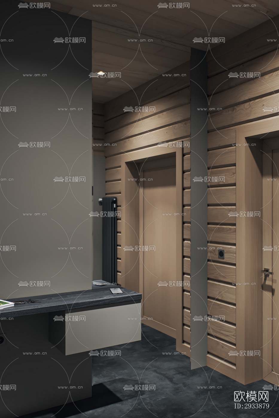 北欧别墅效果图下载（渲染图13）