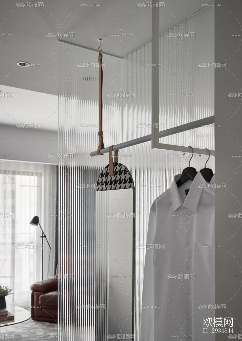 现代平层效果图下载（渲染图19）