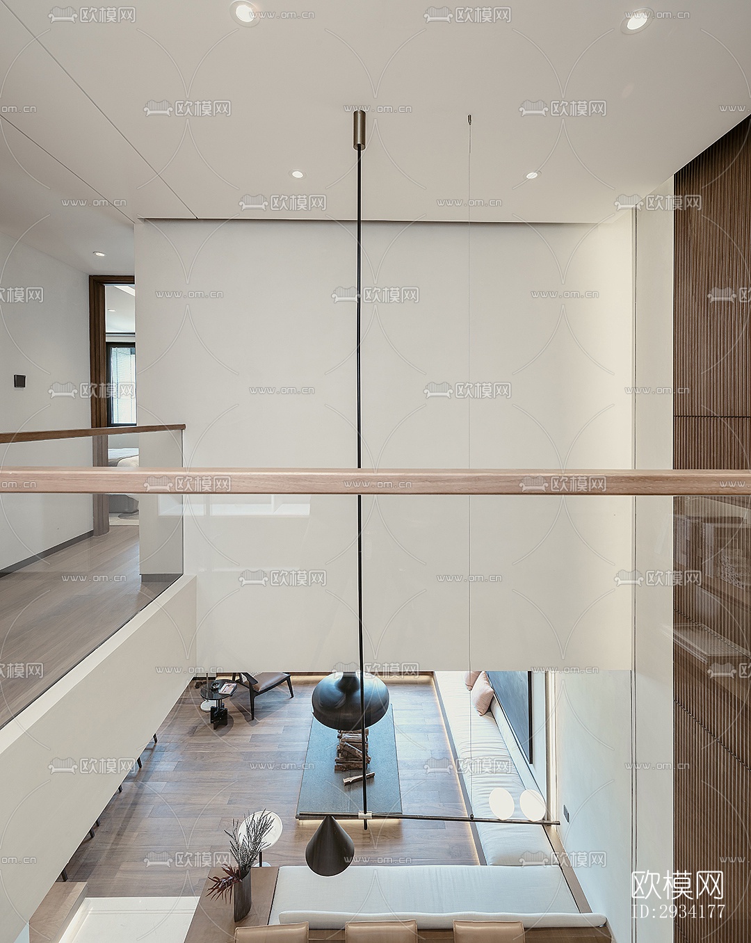 北欧复式效果图下载（渲染图5）