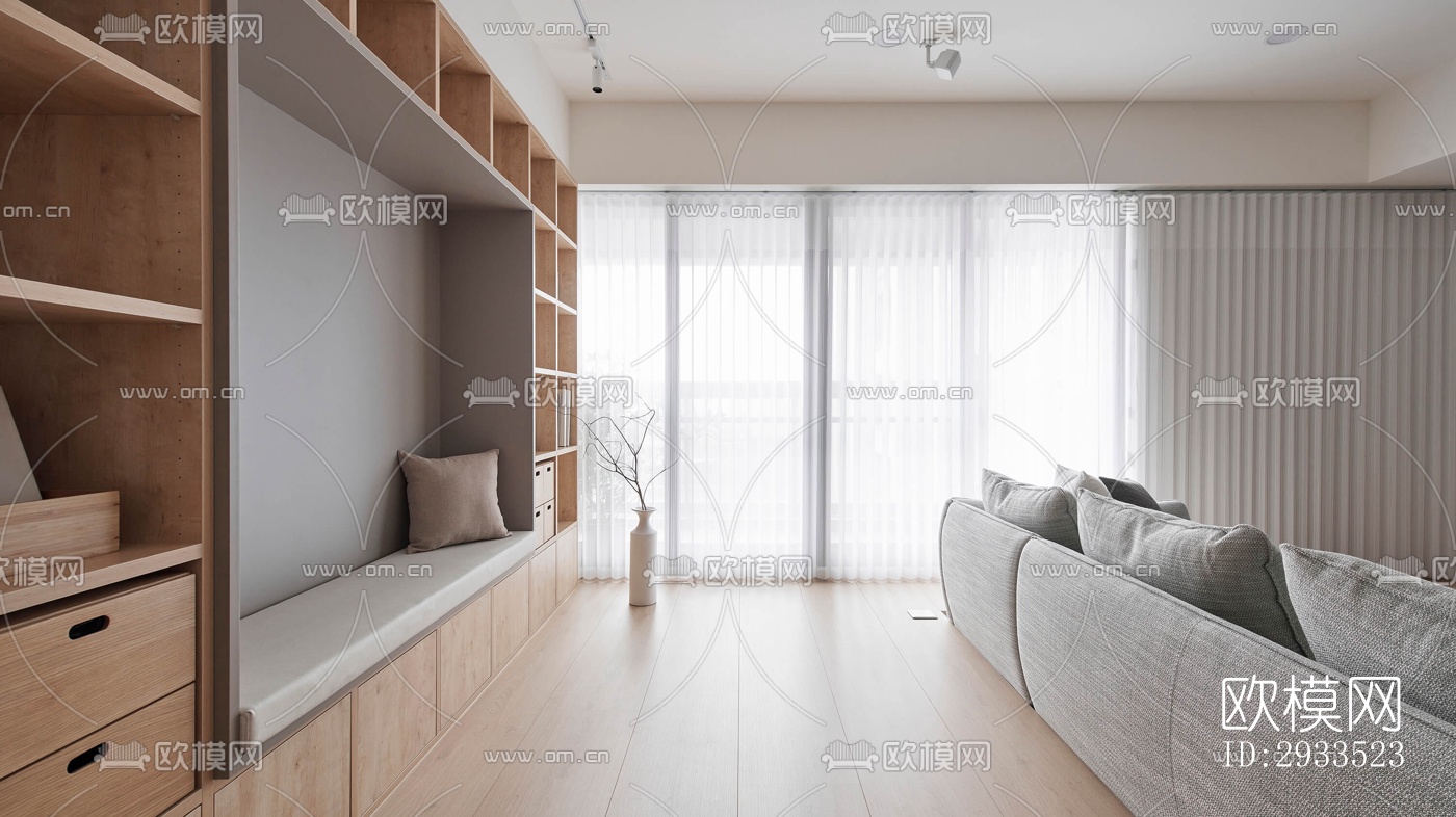 北欧公寓效果图下载（渲染图14）