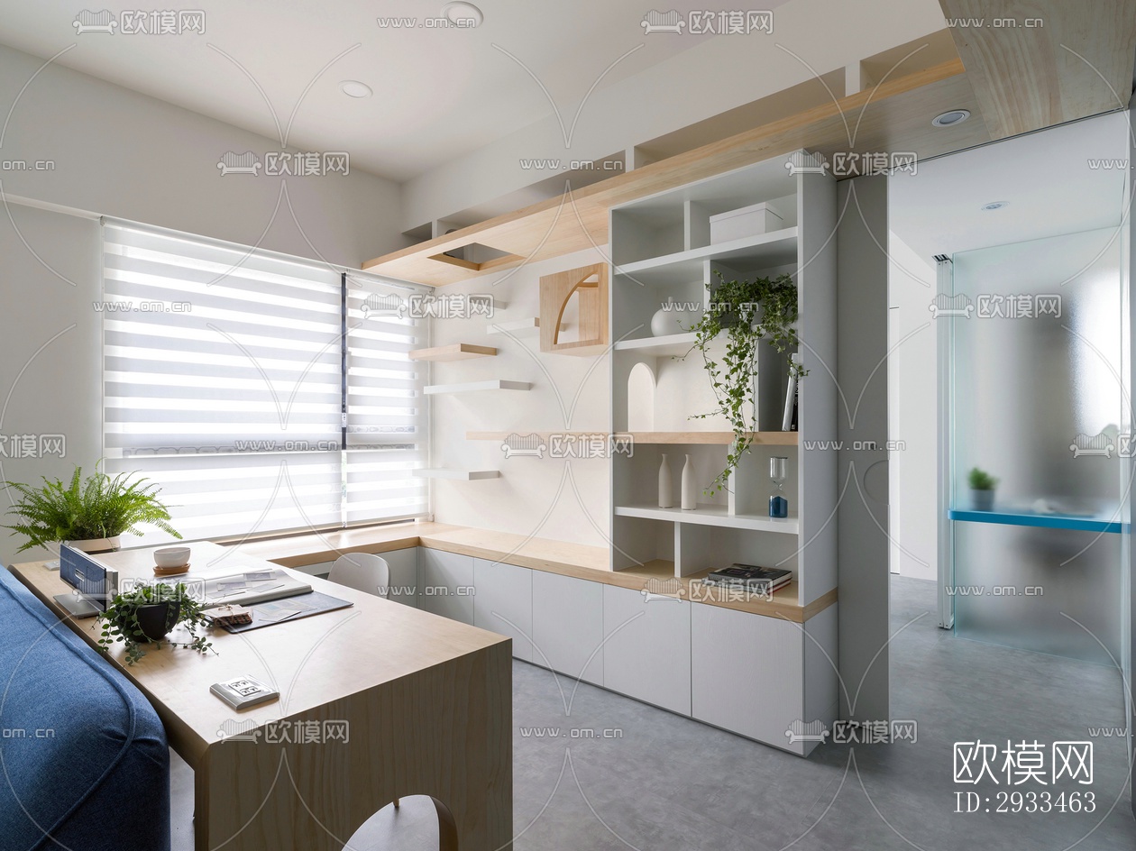 北欧公寓效果图下载（渲染图6）