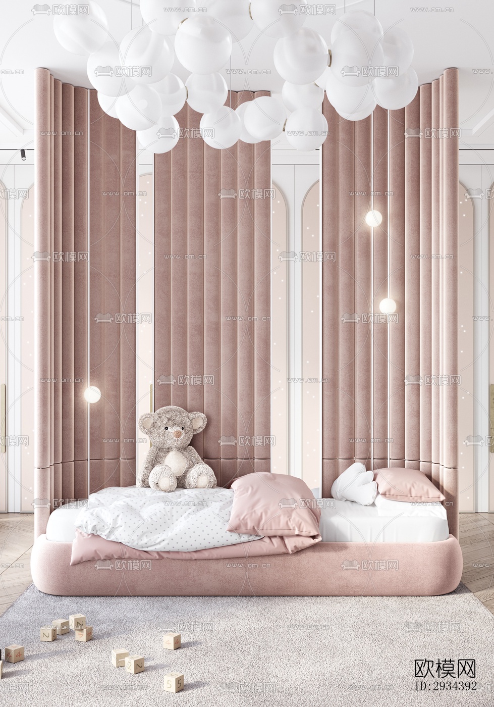 北欧平层效果图下载（渲染图15）