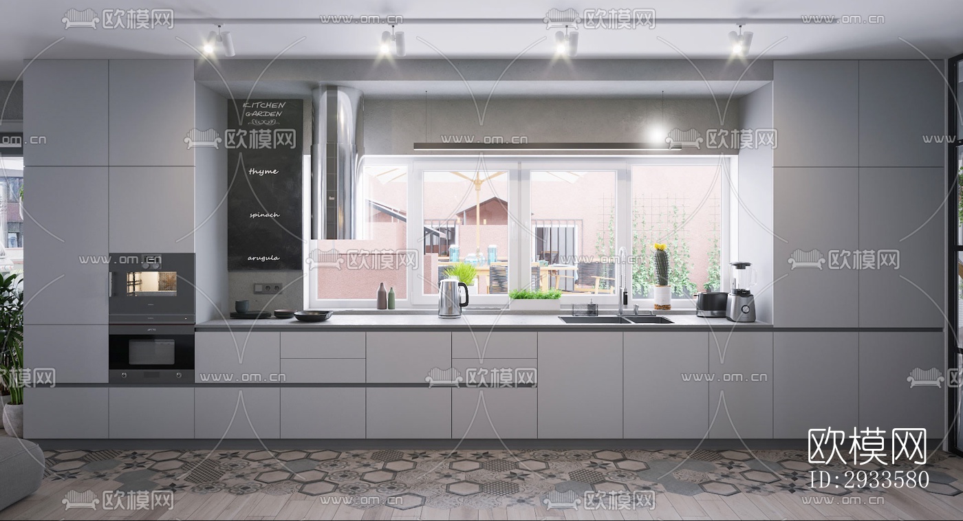 北欧公寓效果图下载（渲染图5）