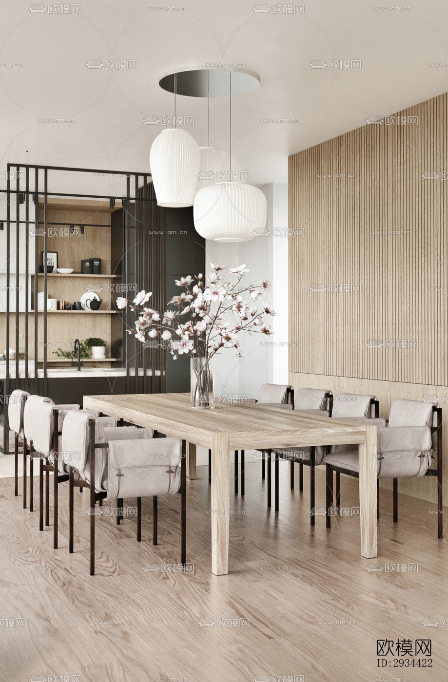 北欧平层效果图下载（渲染图18）