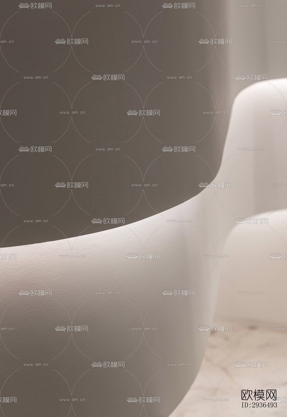 现代办公区效果图下载（渲染图2）