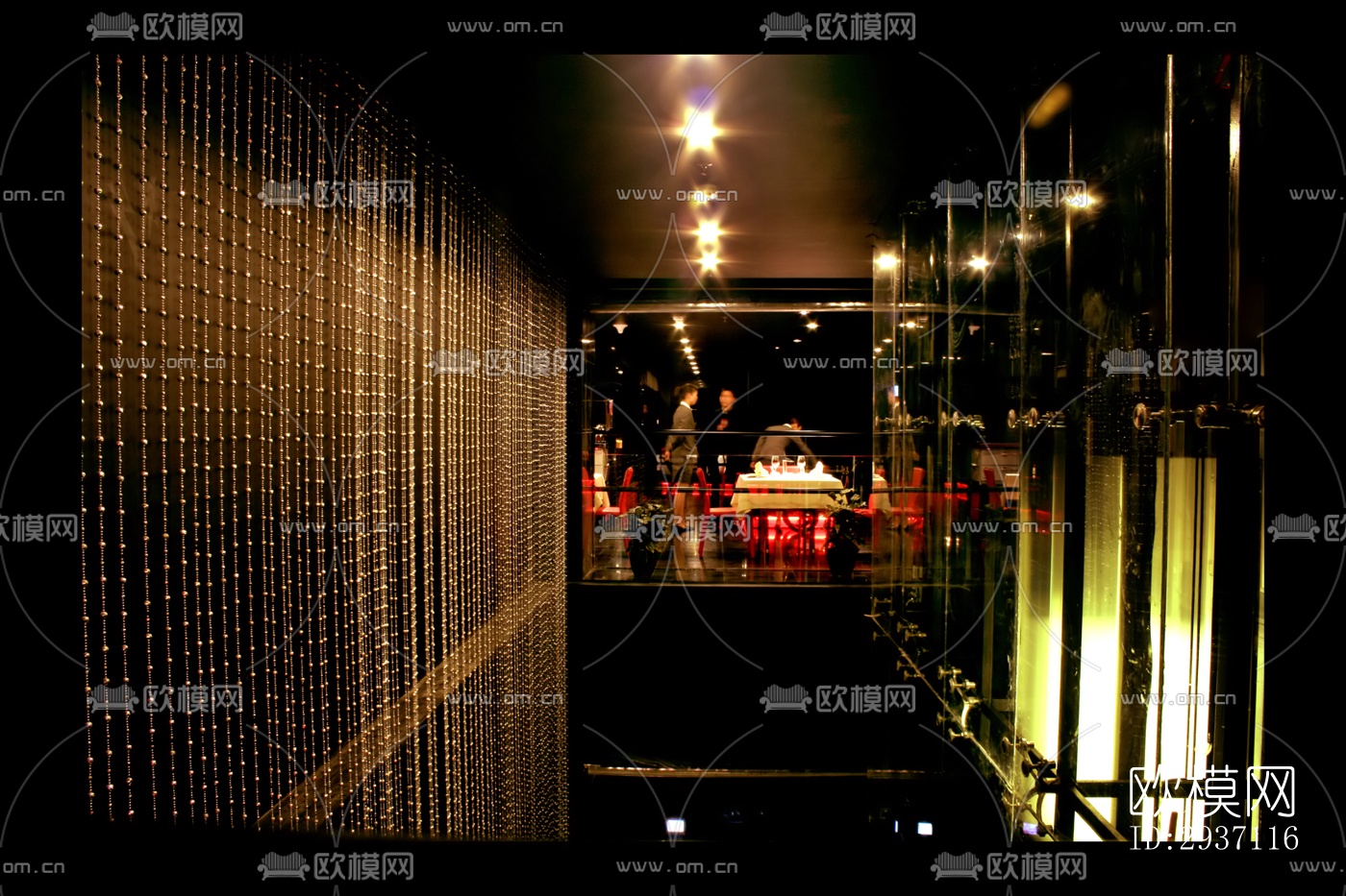 后现代西餐厅效果图下载（渲染图17）