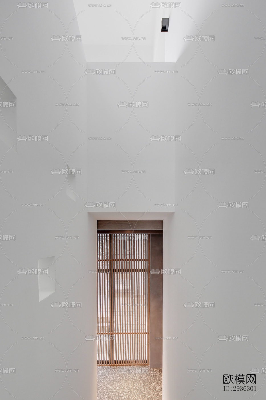 新中式美术博物馆效果图下载（渲染图14）