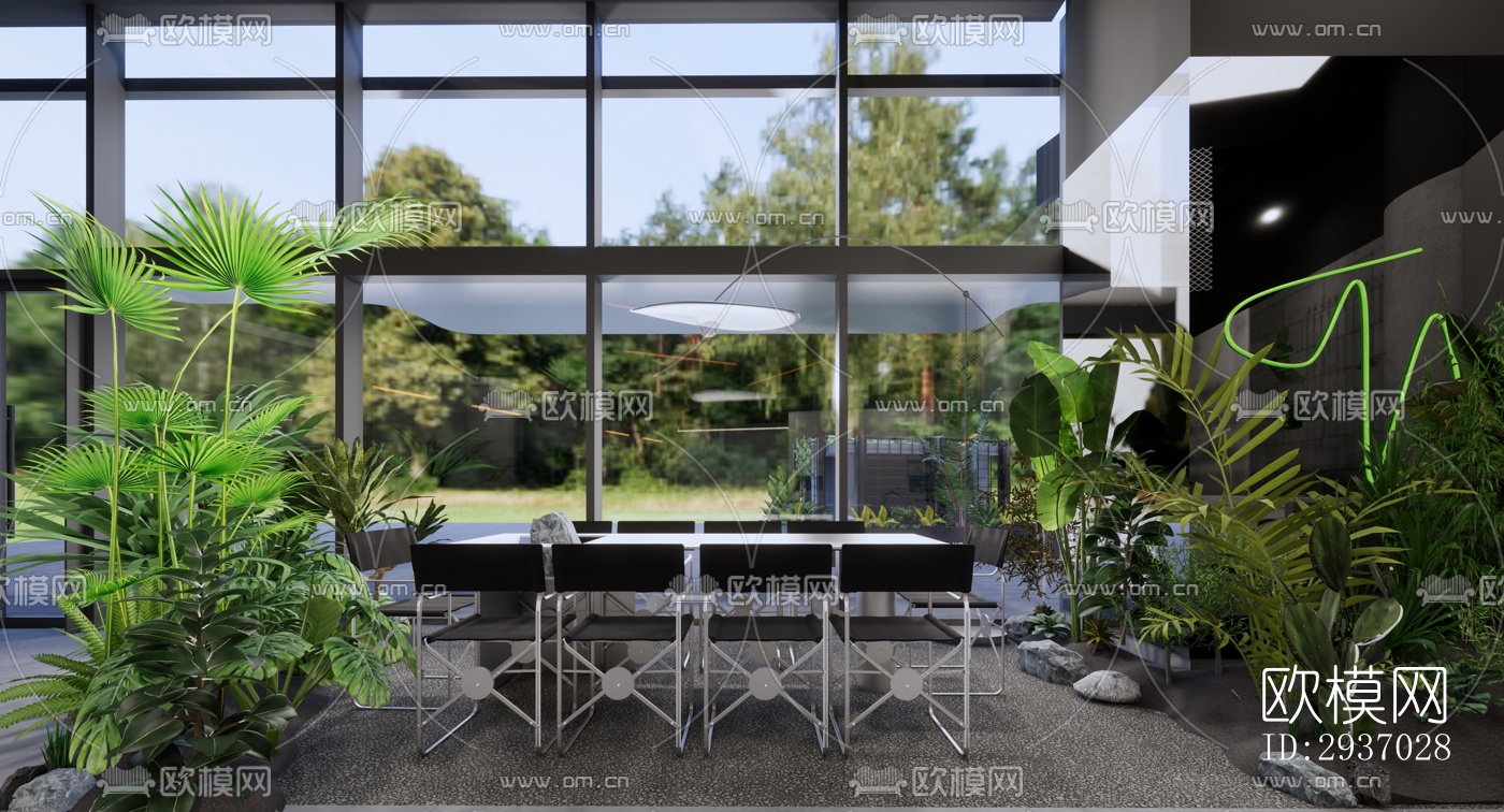 工业风咖啡奶茶效果图下载（渲染图20）