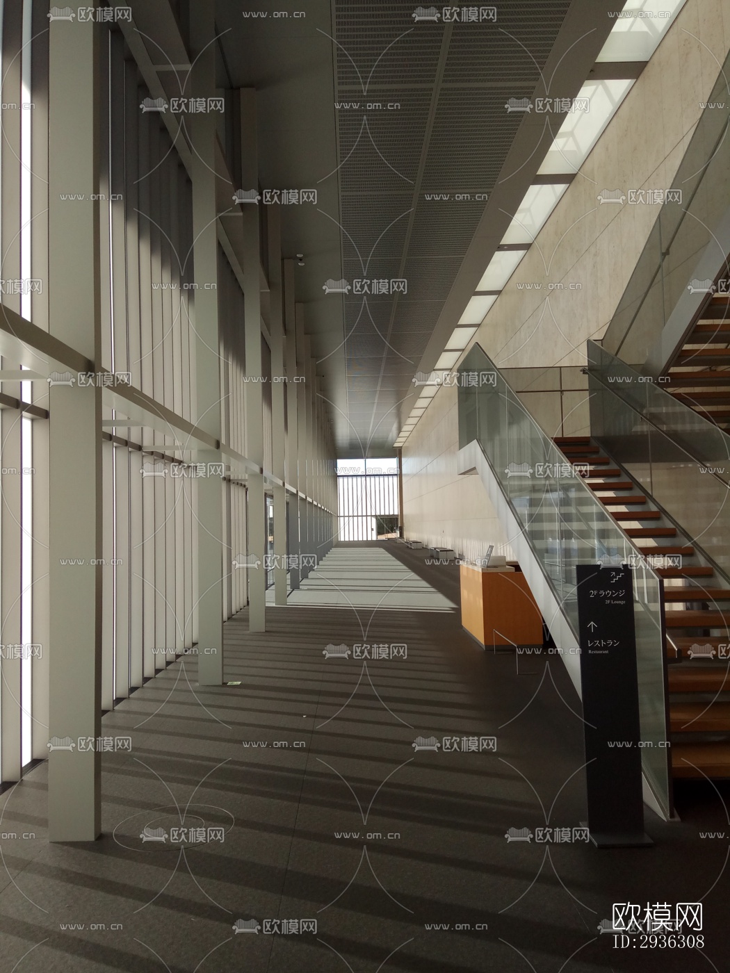 日式美术博物馆效果图下载（渲染图13）