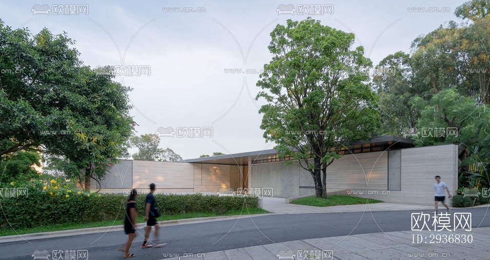 現(xiàn)代文體建筑效果圖下載(渲染圖16)