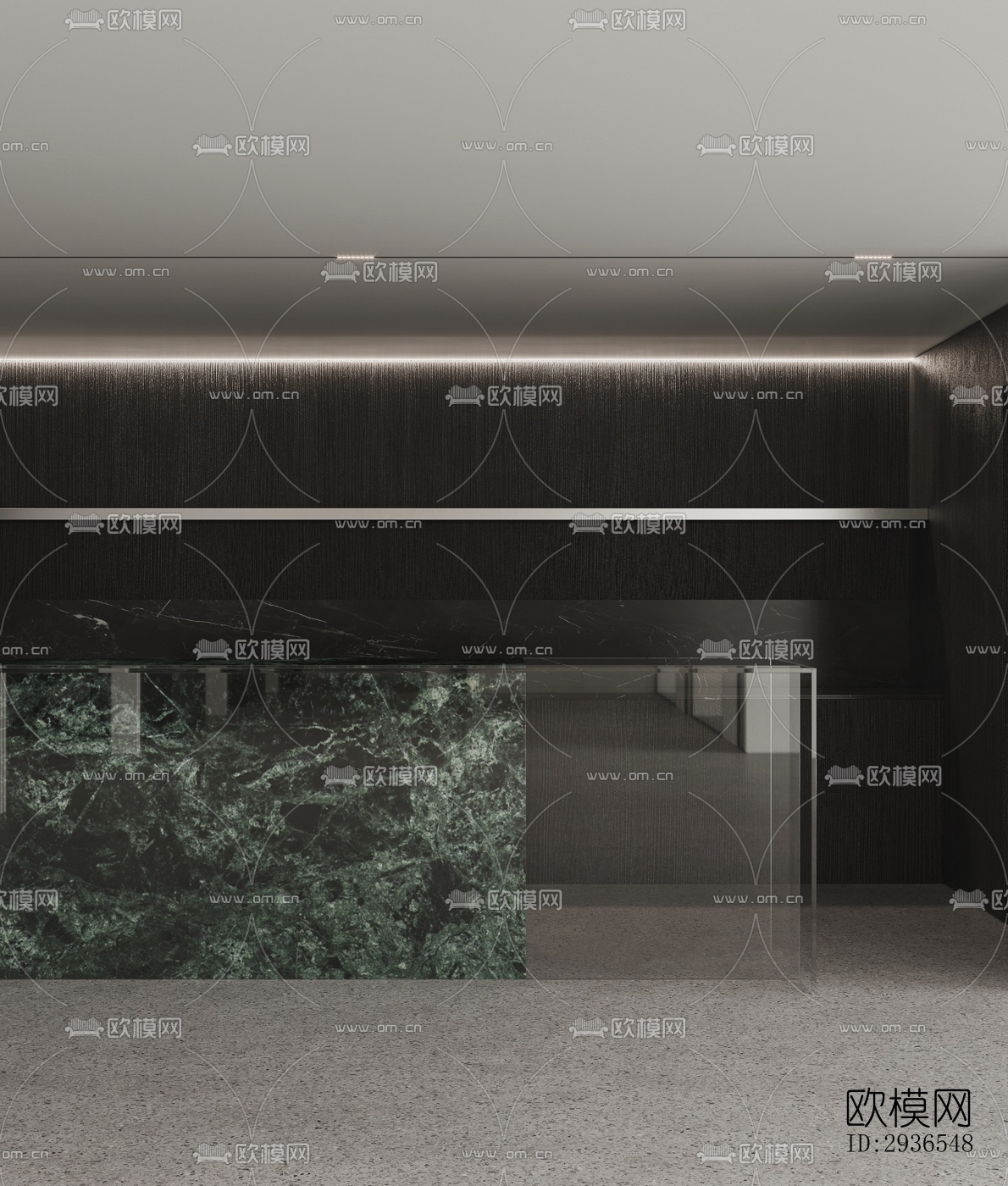 现代商务大堂效果图下载（渲染图17）