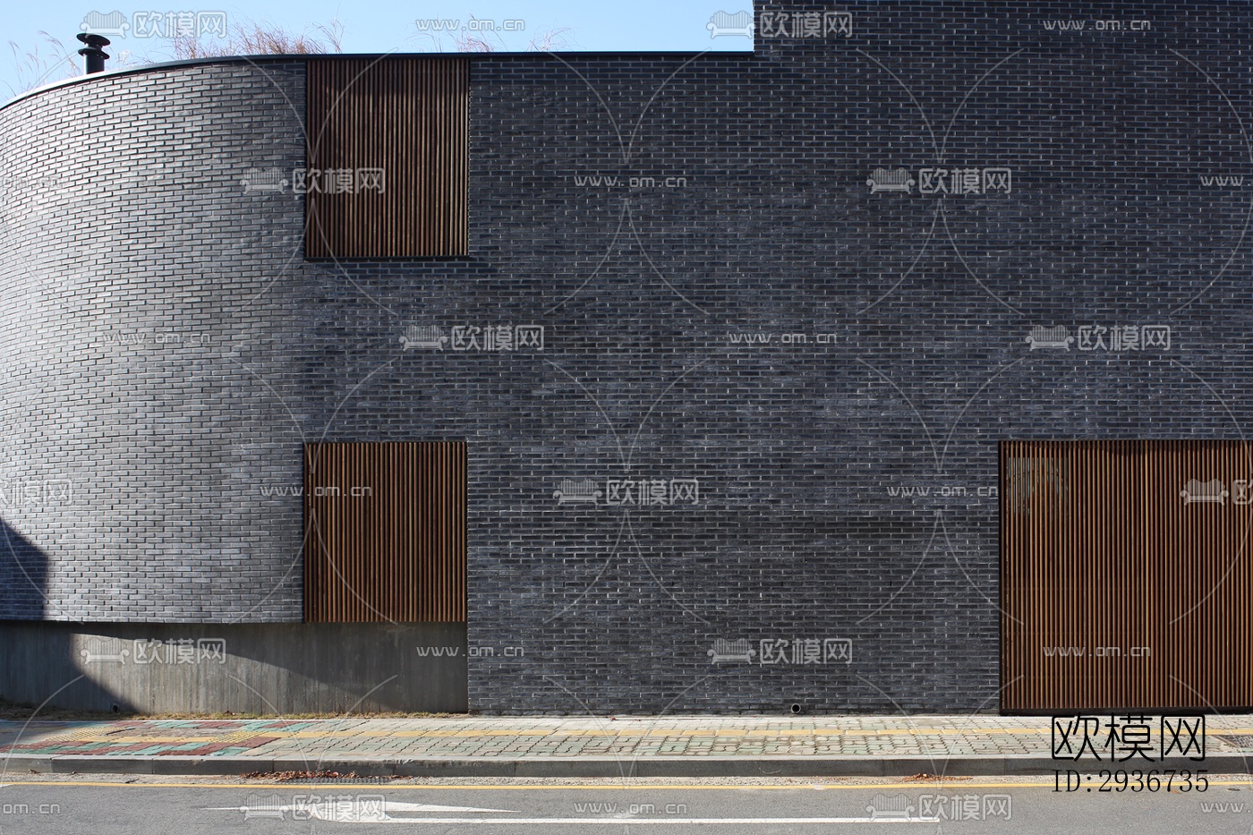 现代居住建筑效果图下载（渲染图10）