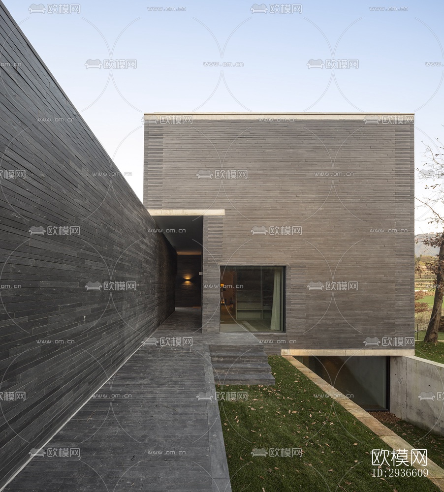 工业风居住建筑效果图下载（渲染图3）