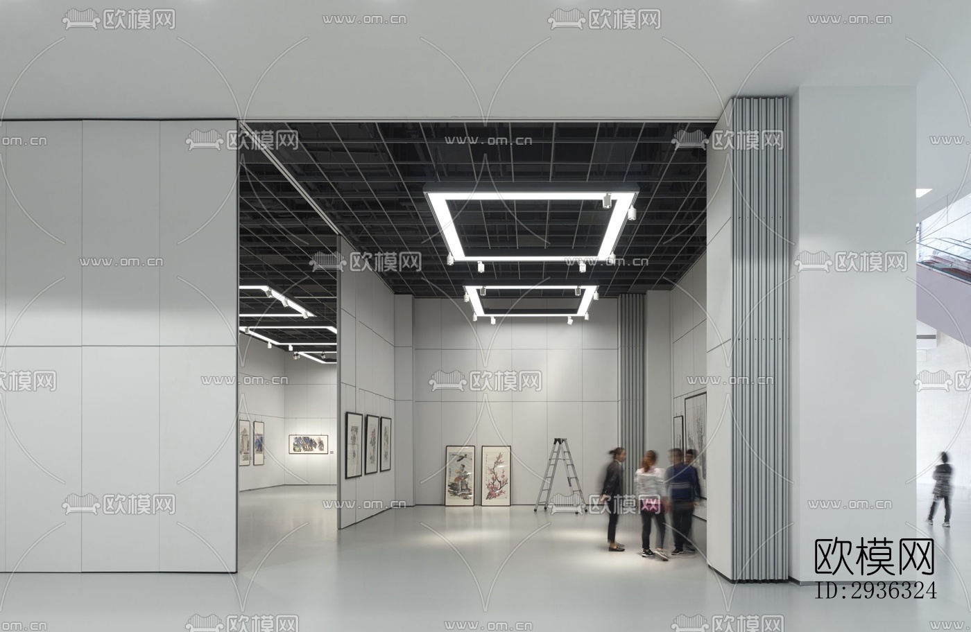 现代美术博物馆效果图下载（渲染图5）