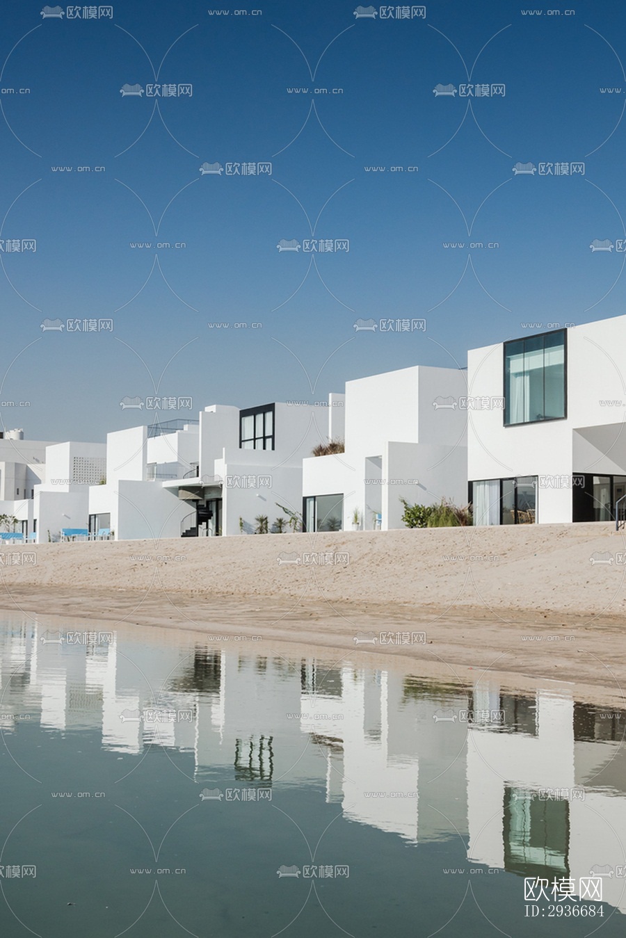 现代居住建筑效果图下载（渲染图6）