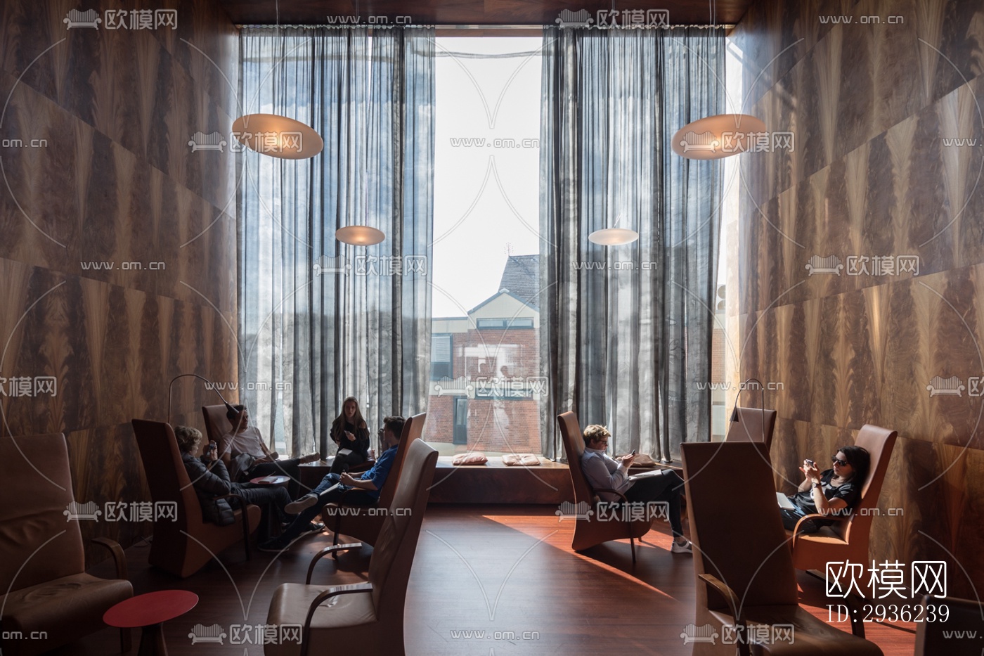 中古风美术博物馆效果图下载（渲染图20）