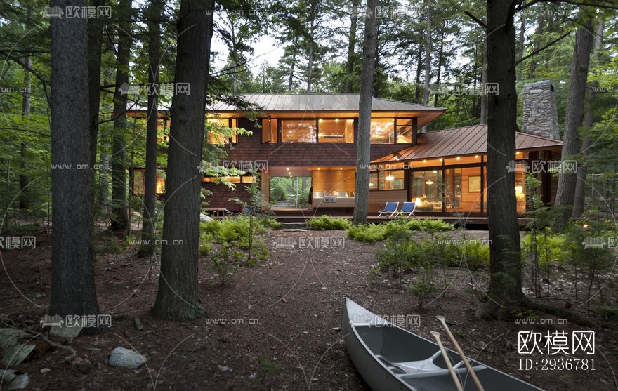 现代居住建筑效果图下载（渲染图14）