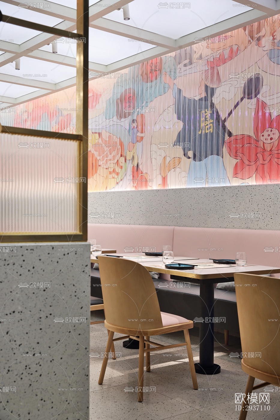 北欧西餐厅效果图下载（渲染图10）