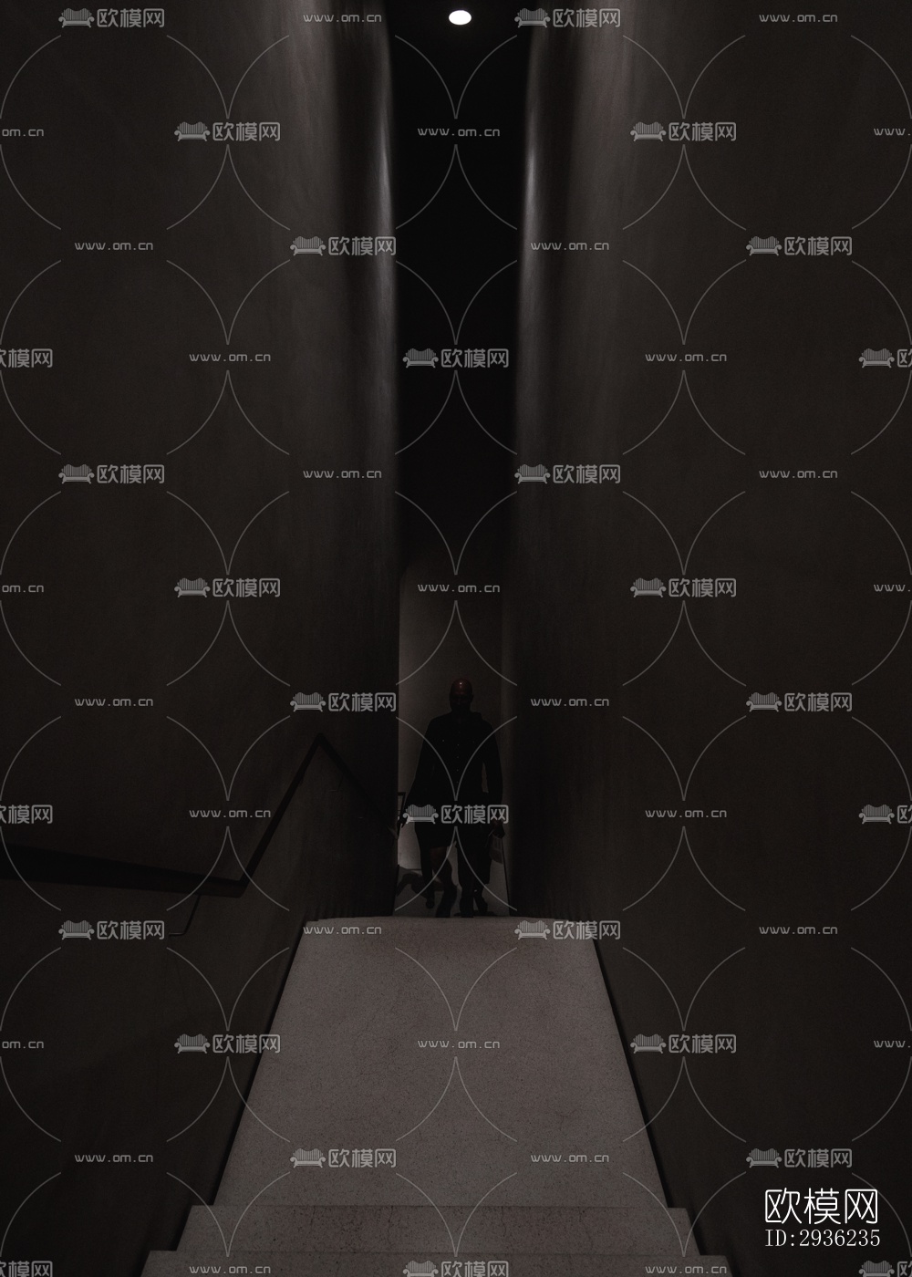 中古风美术博物馆效果图下载（渲染图4）