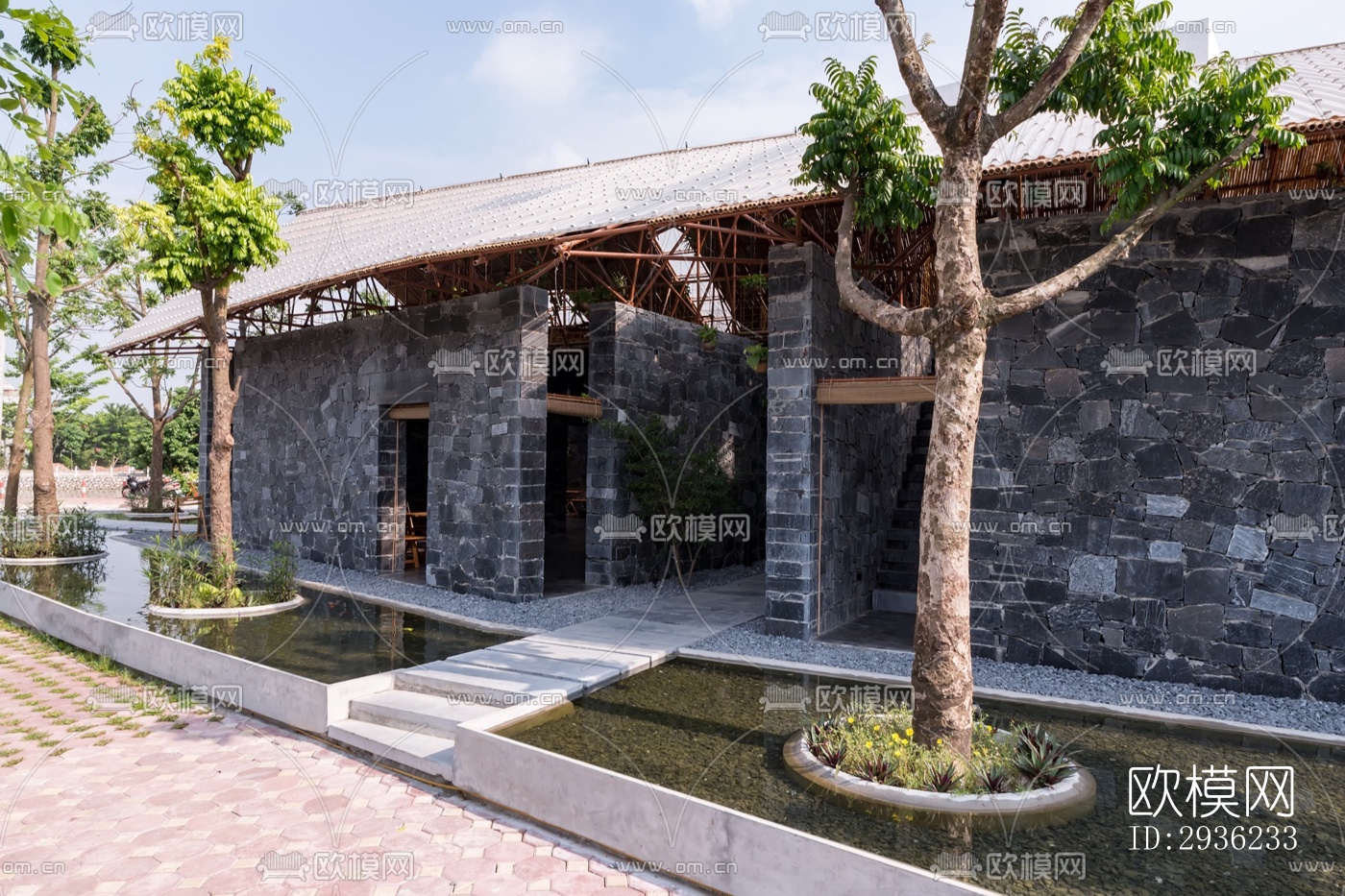 东南亚美术博物馆效果图下载（渲染图1）