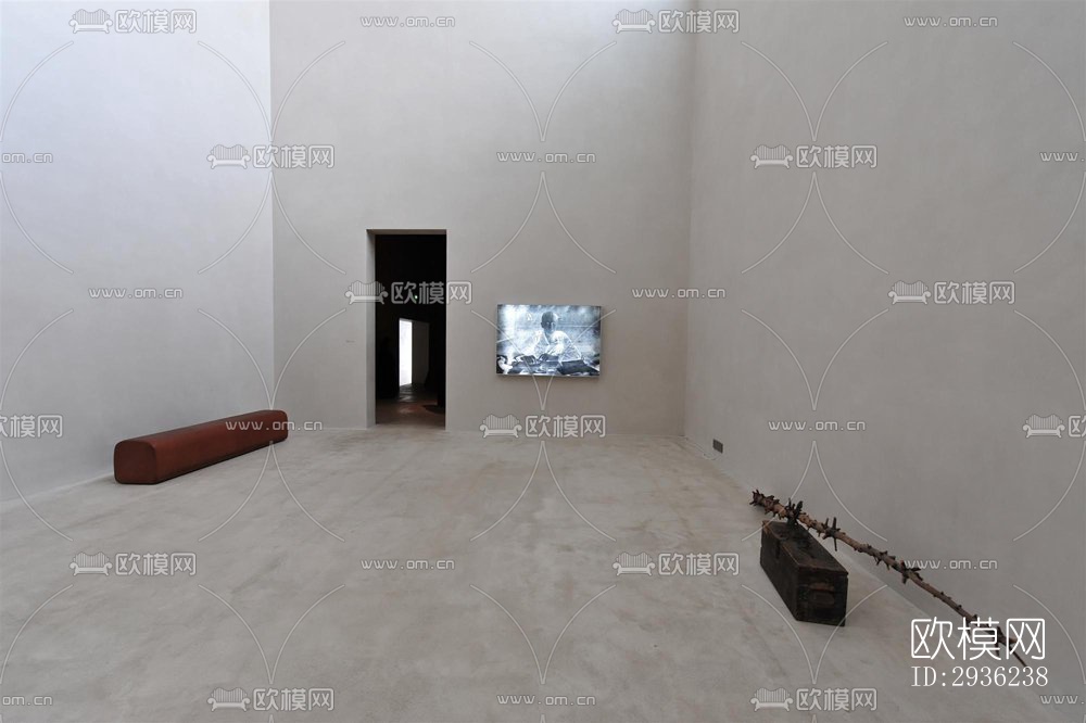 中古风美术博物馆效果图下载（渲染图16）