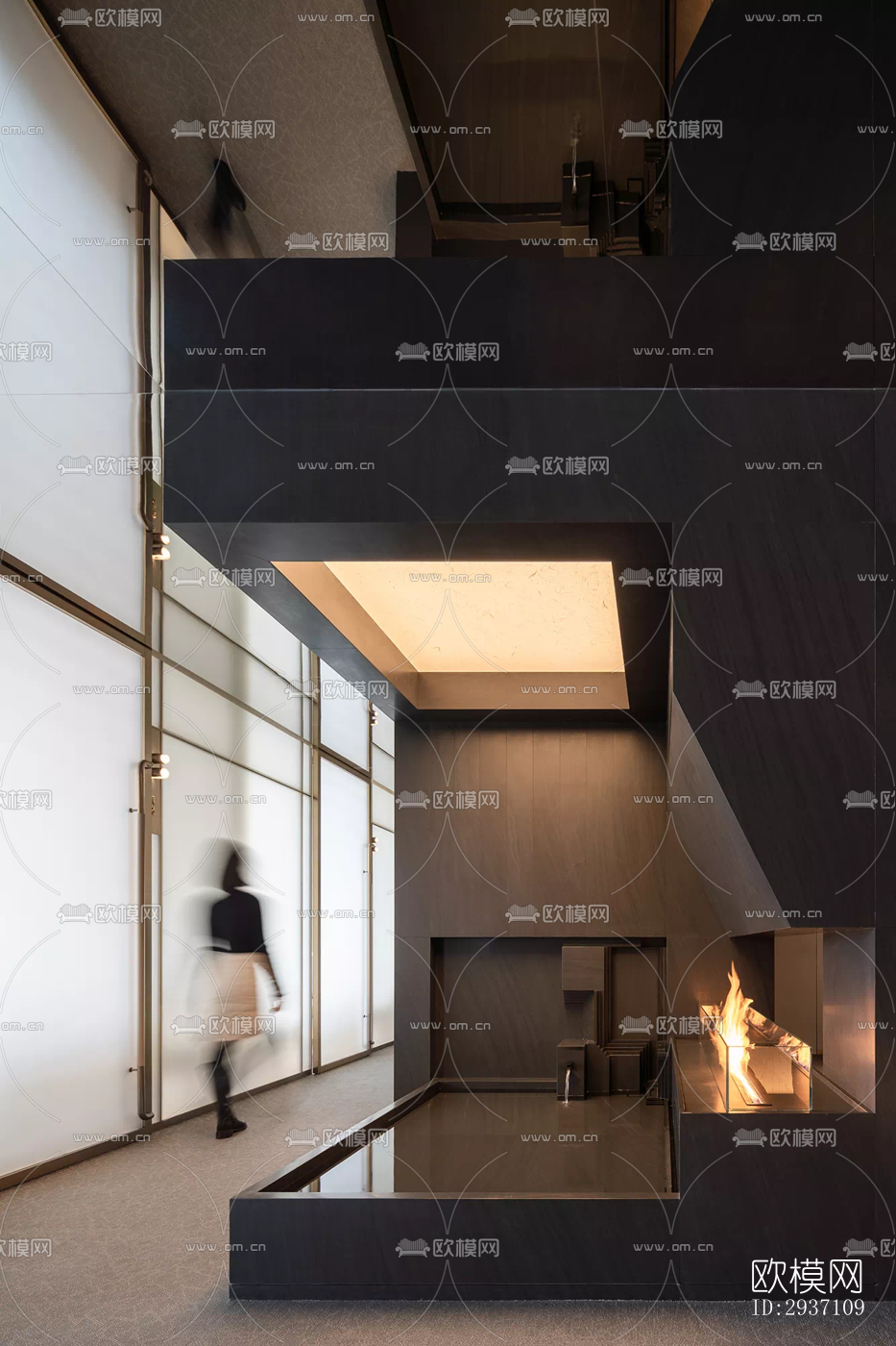 侘寂西餐厅效果图下载（渲染图15）