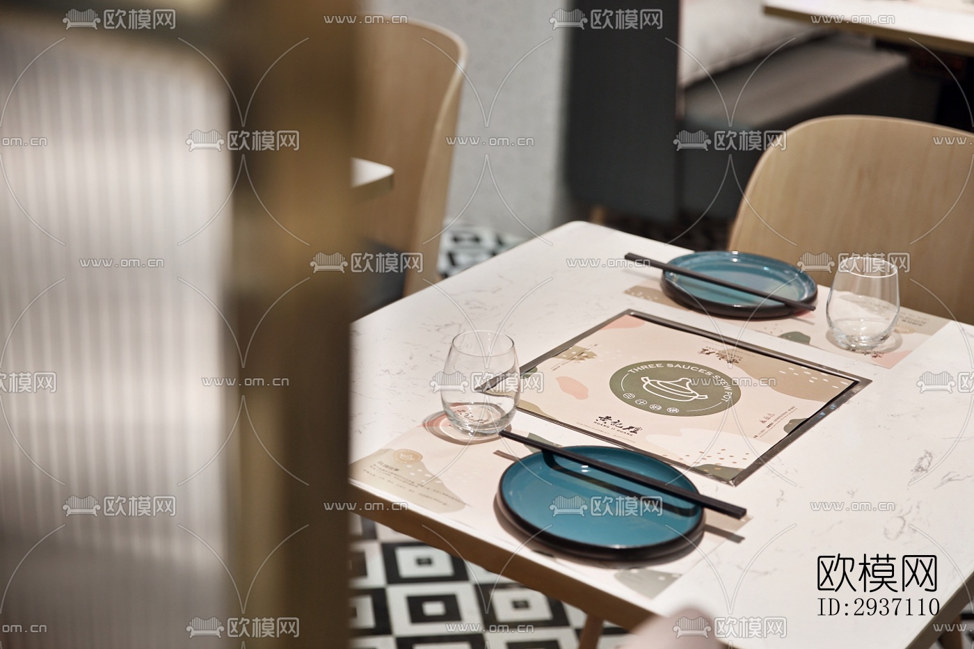 北欧西餐厅效果图下载（渲染图18）