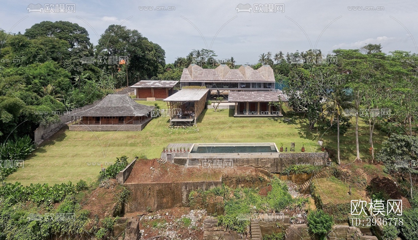 现代居住建筑效果图下载（渲染图2）