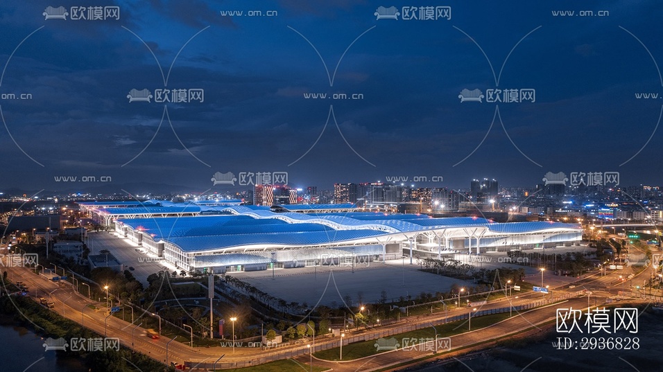 現(xiàn)代文體建筑效果圖下載(渲染圖12)