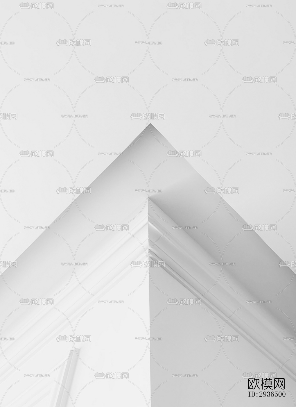 现代办公区效果图下载（渲染图4）