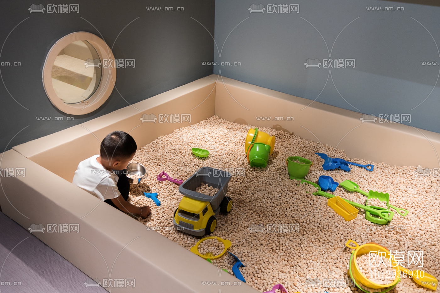 现代中餐厅效果图下载（渲染图8）