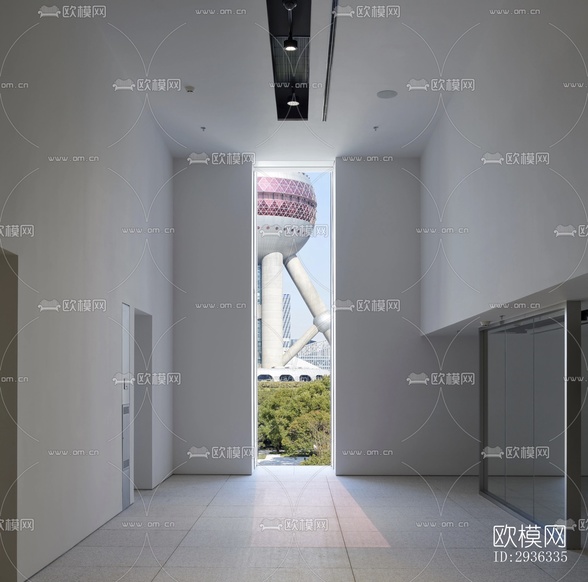 現(xiàn)代美術(shù)博物館效果圖下載(渲染圖13)