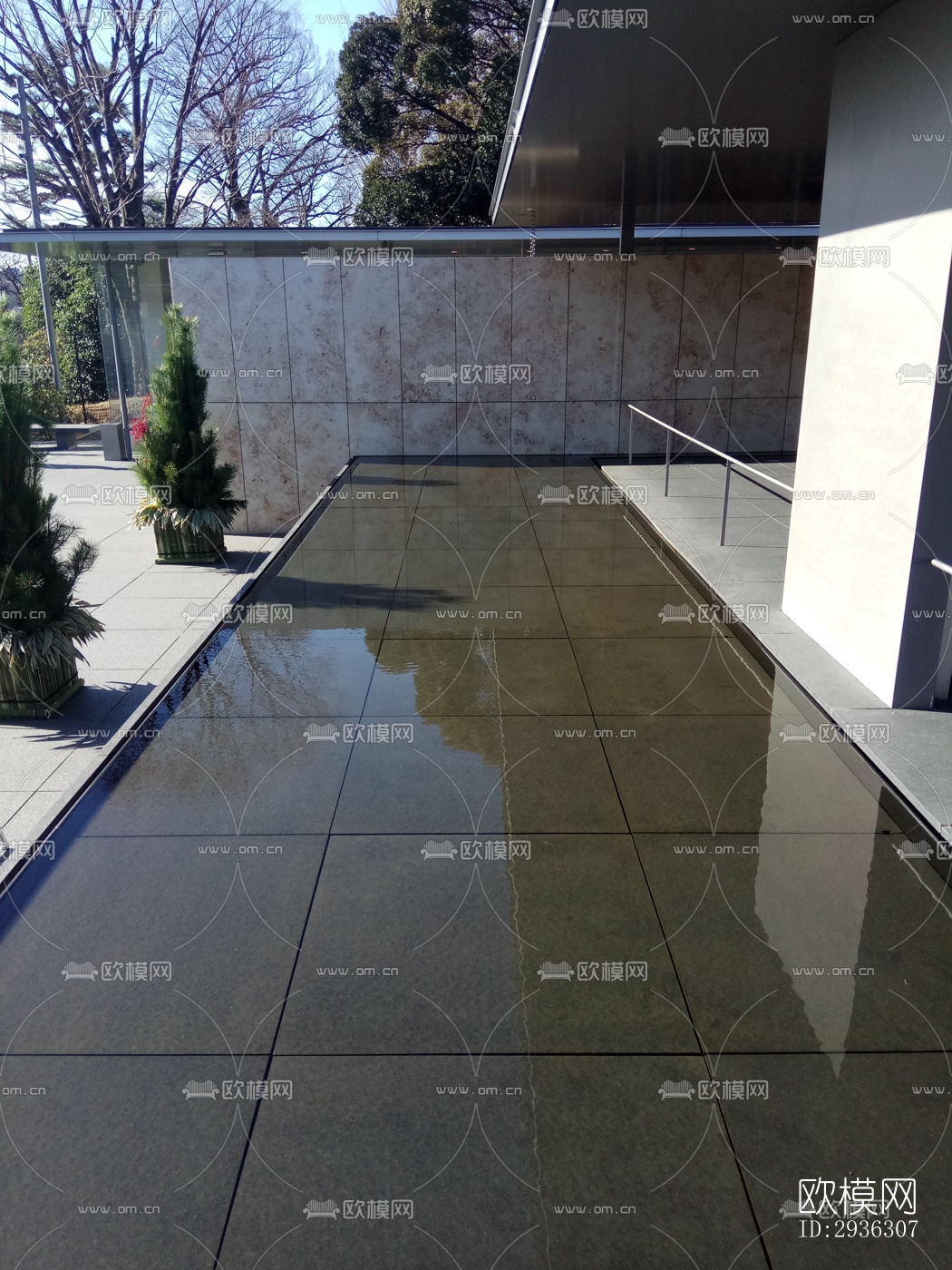 日式美术博物馆效果图下载（渲染图9）