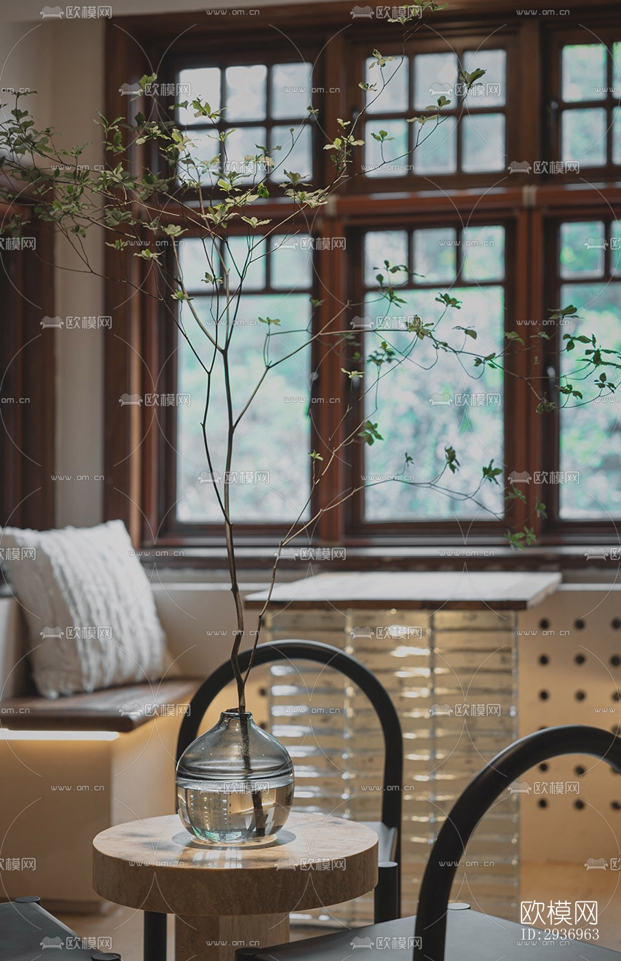 侘寂咖啡奶茶效果图下载（渲染图7）