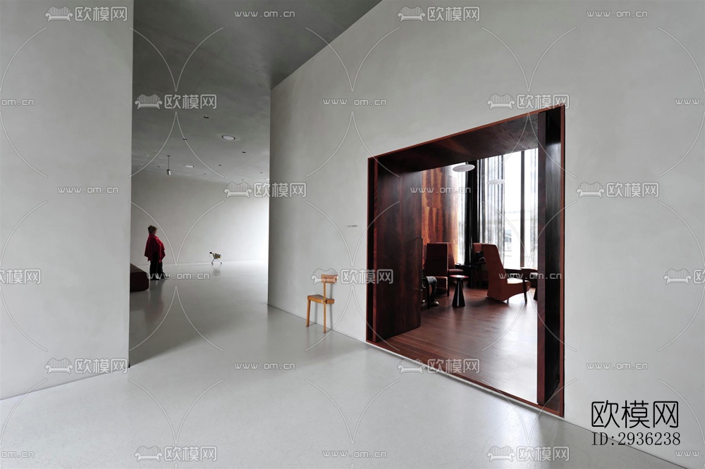 中古风美术博物馆效果图下载（渲染图13）