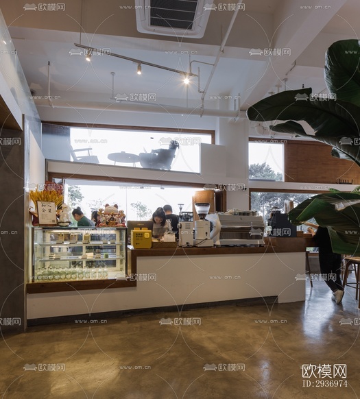 北欧咖啡奶茶效果图下载(渲染图16)