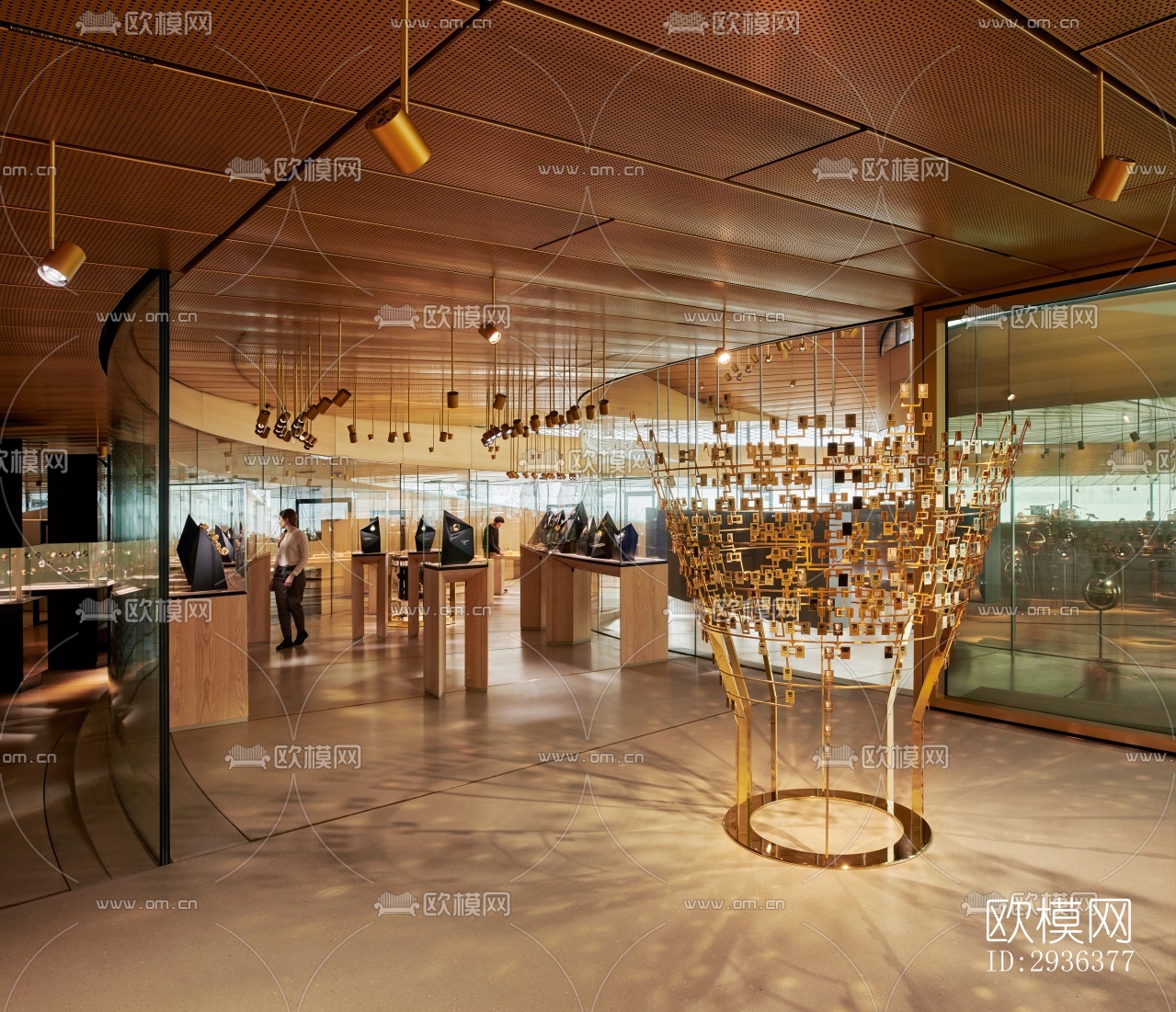 现代美术博物馆效果图下载（渲染图1）