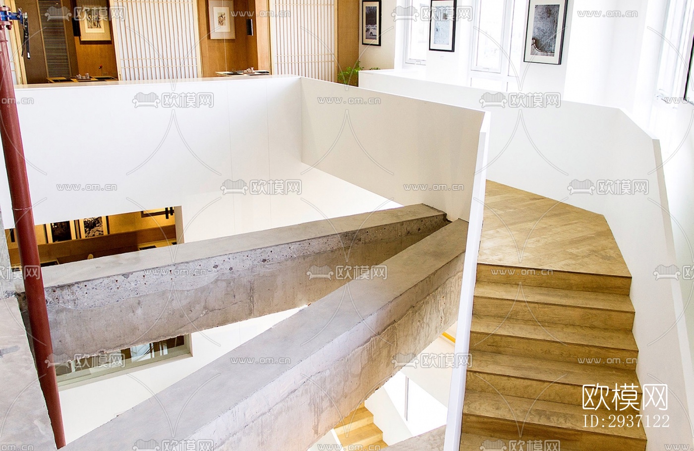 工业风西餐厅效果图下载（渲染图15）